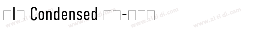 DIN Condensed VF字体转换